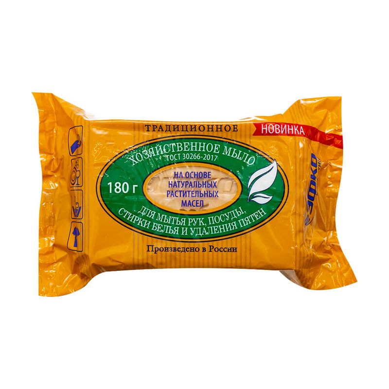 Мыло хозяйственное твёрдое, 65%, 180 г