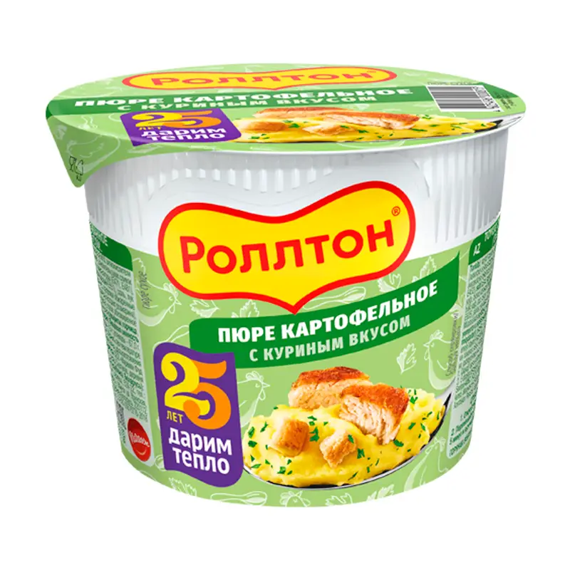 Пюре картофельное, Роллтон, 40 г, в ассортименте