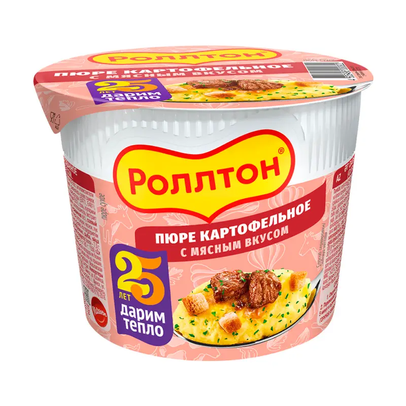 Пюре картофельное, Роллтон, 40 г, в ассортименте