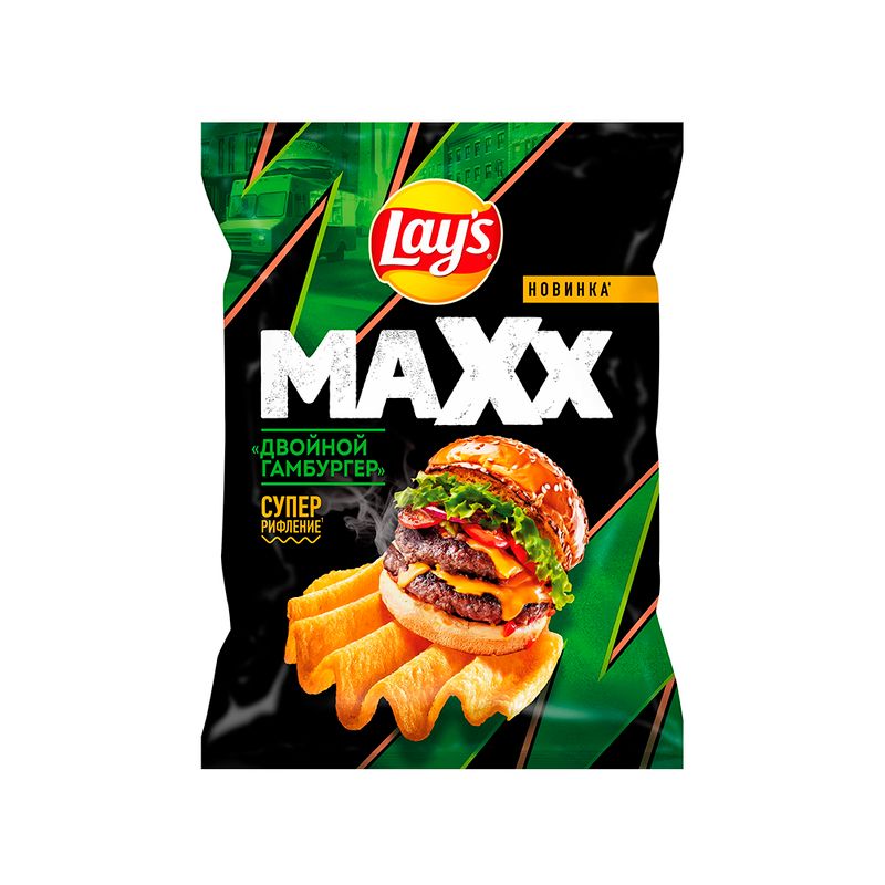 Чипсы "MAXX", Lay's, 100 г, в ассортименте