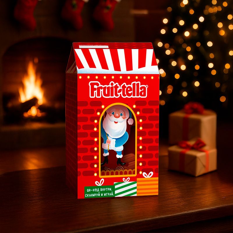 Набор новогодний "Волшебный камин", Fruittella, 269 г