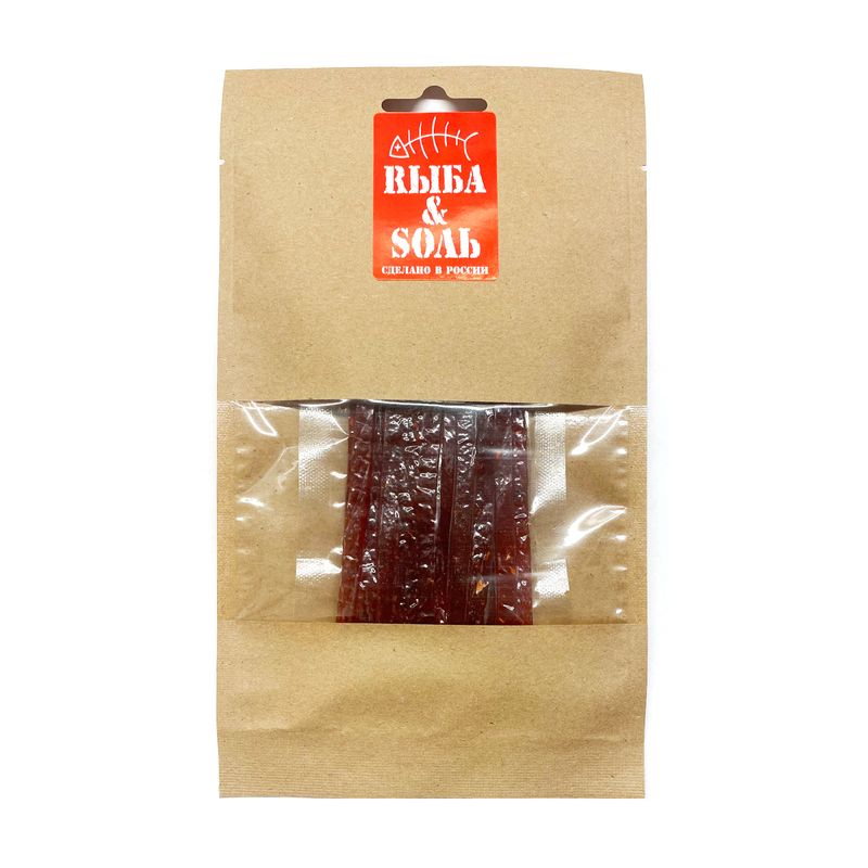 Вяленые палочки лососево-тресковые, Рыбасоль, 40 г