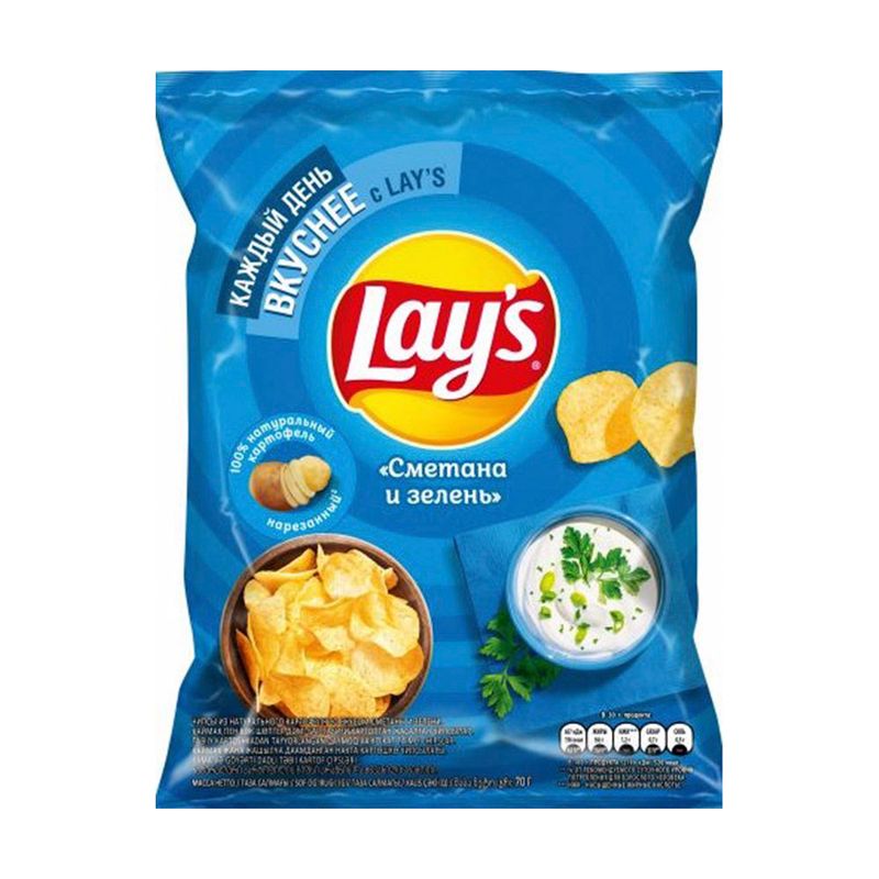 Чипсы, Lay`s, 70 г, в ассортименте