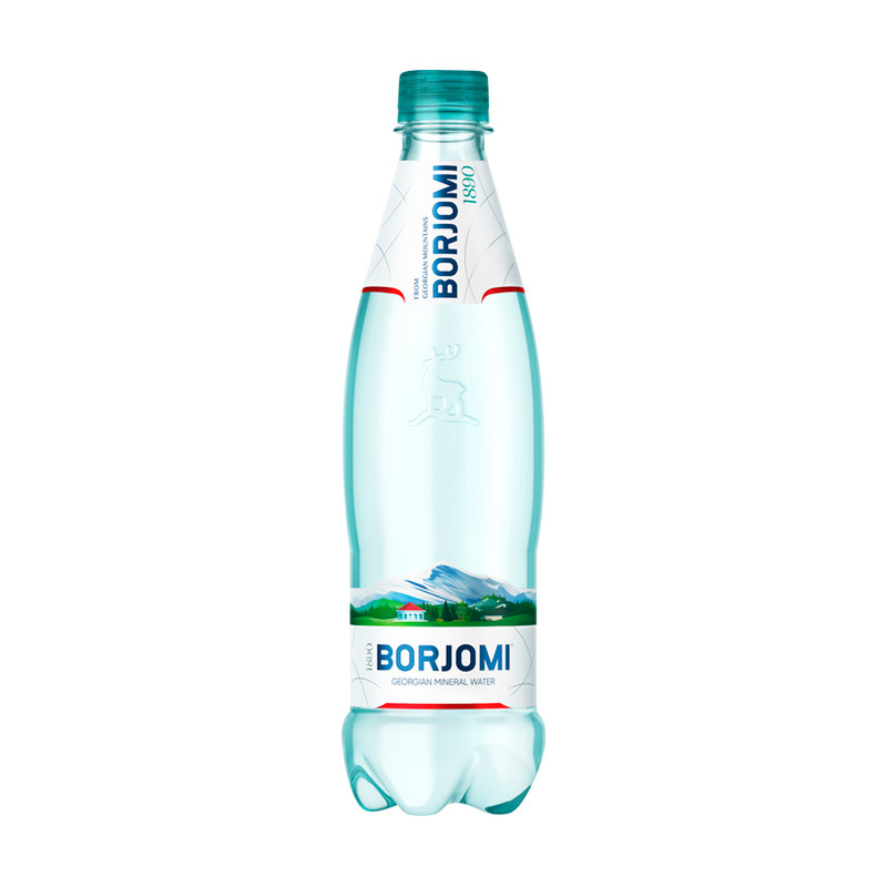 Вода минеральная, Боржоми, газированная, 0,5 л