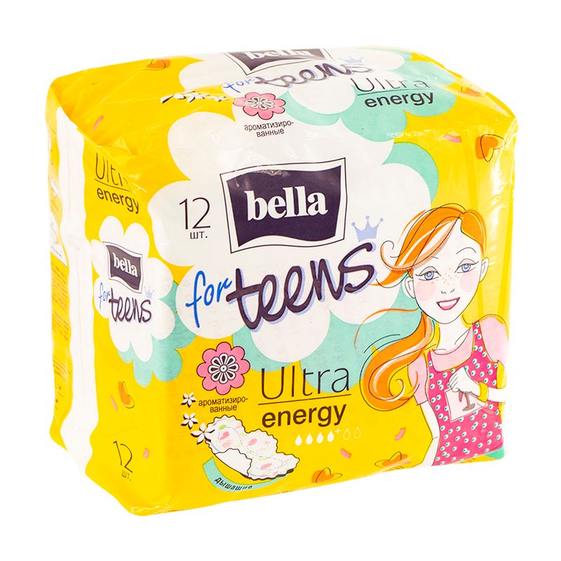 Прокладки "For teens", Bella, 12 шт., в ассортименте