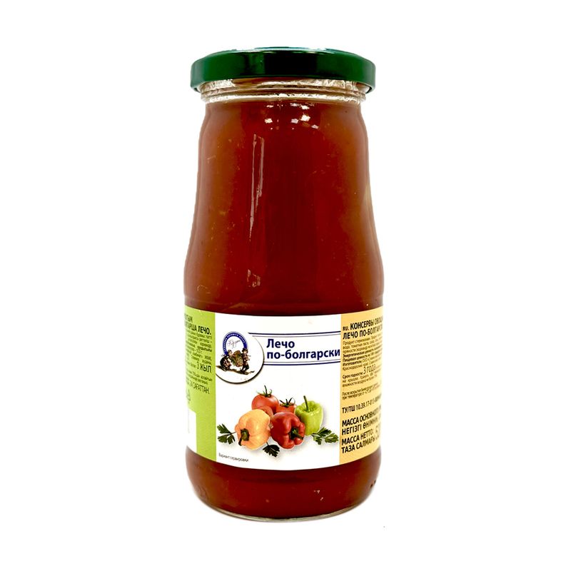 Консервы овощные "Лечо по-болгарски", Корзина, 520 г