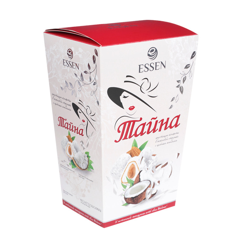 Конфеты "Тайна", Essen, с миндалём и кокосом, 130 г