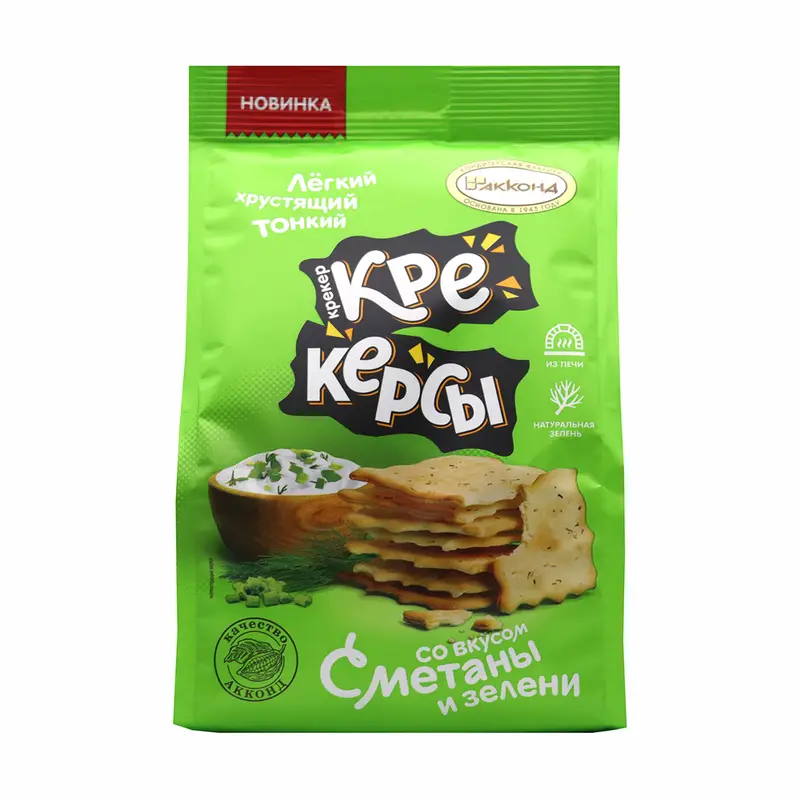 Крекер "Крекерсы", 180 г, в ассортименте