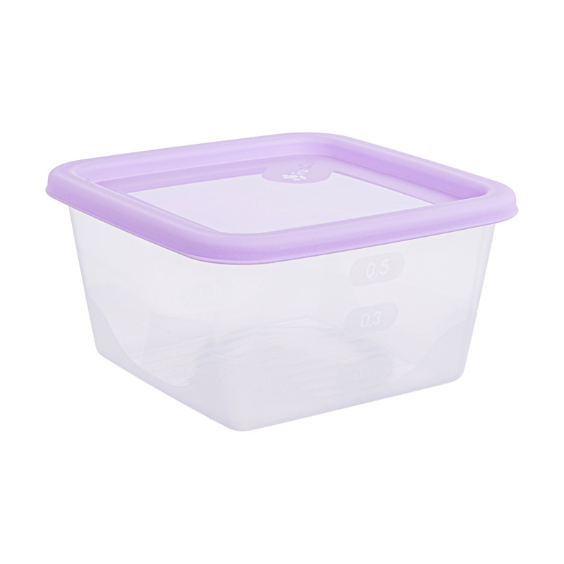 Square container 0.63 L