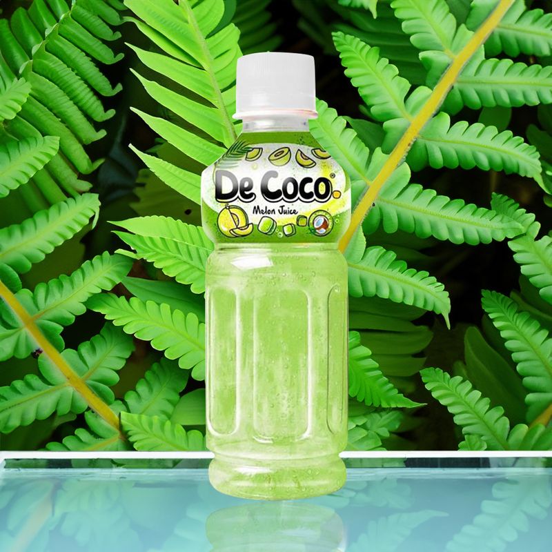 Напиток негазированный, De Coco, с кусочками кокосового желе, 280 мл, в ассортименте