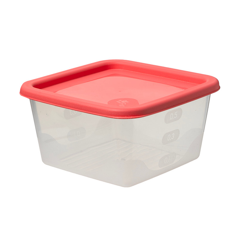 Square container 0.63 L