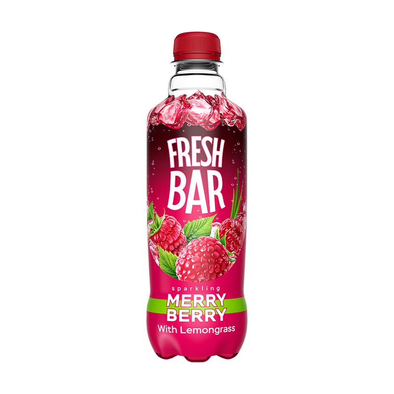 Напиток газированный "Merry Berry", Fresh Bar, безалкогольный, 0,48 л
