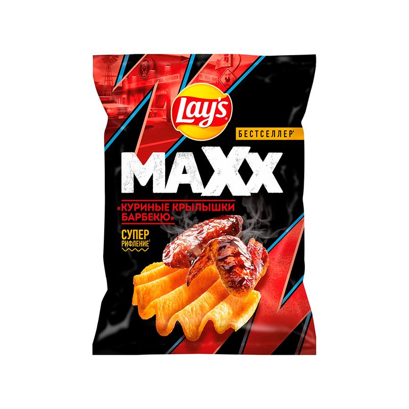 Чипсы "MAXX", Lay's, 100 г, в ассортименте