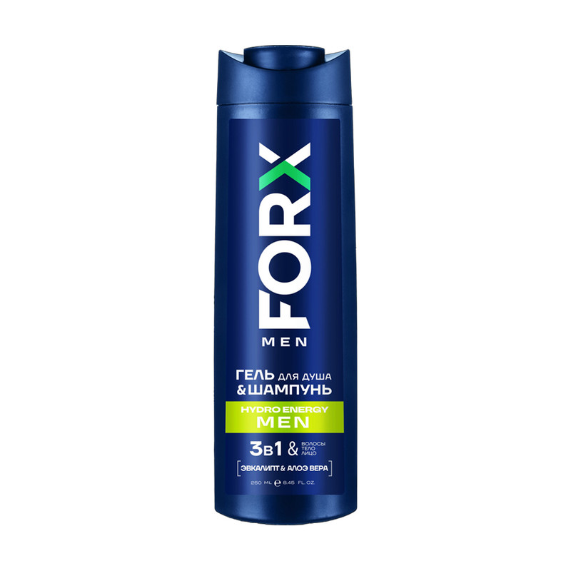 Гель и шампунь, FORX MEN CARE, 250 мл, в ассортименте