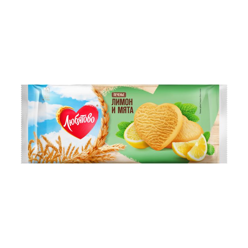 Сдобное печенье, Любятово, 200 г, в ассортименте