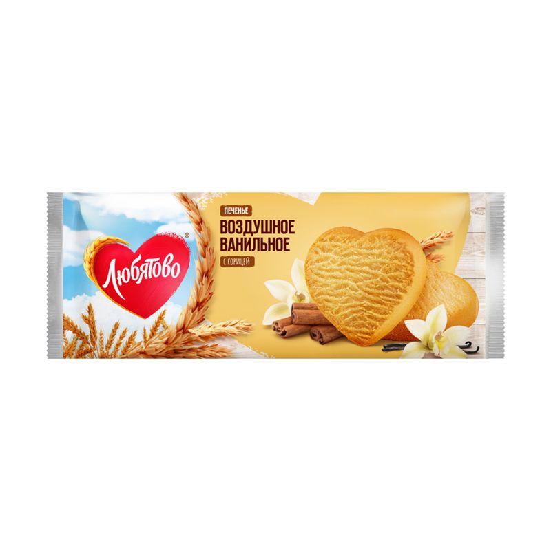 Сдобное печенье, Любятово, 200 г, в ассортименте