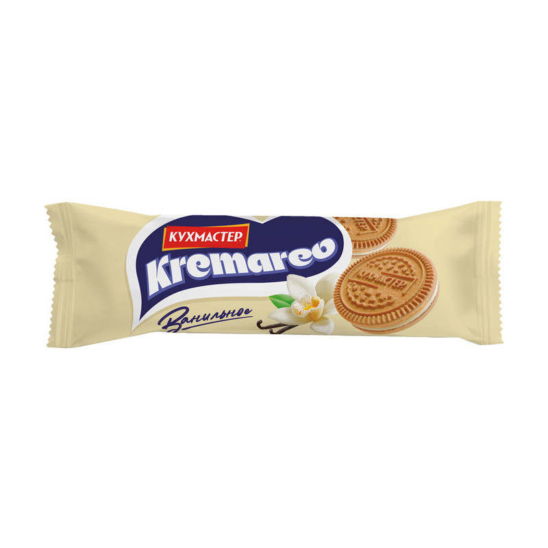Печенье сахарное "Kremareo", Кухмастер, 100 г, в ассортименте