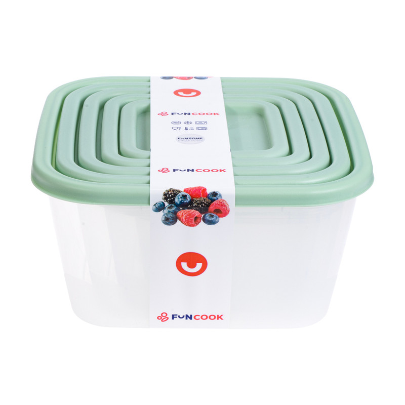 Набор ёмкостей, FunCook, 5 шт., в ассортименте