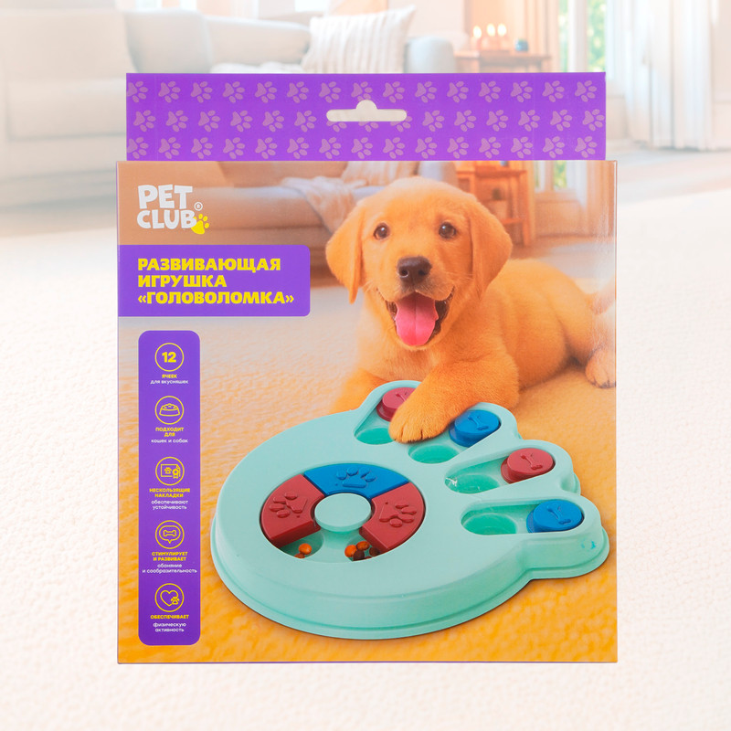 Развивающая игрушка для животных "Головоломка", Pet Club, в ассортименте