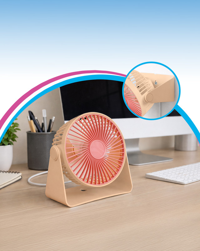 Вентилятор с кабелем USB, в ассортименте