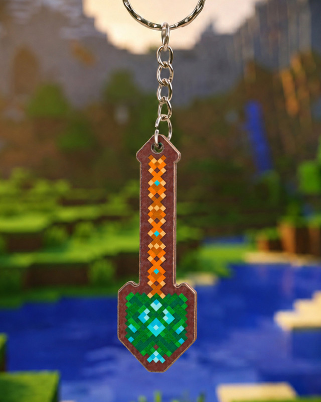 Пиксельный брелок, в ассортименте