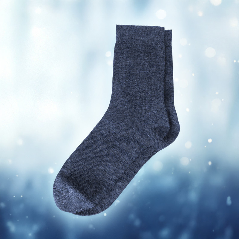 Носки утеплённые, Azhur-Wool, 70% шерсть мериноса, в ассортименте