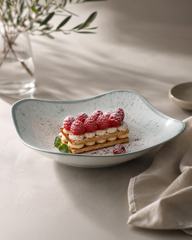 Тарелка десертная, O'Kitchen, 18,5х18,5 см, в ассортименте