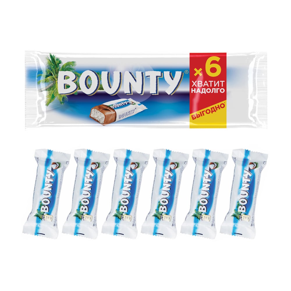 Батончик шоколадный, Bounty, 165 г - купить в интернет-магазине Fix Price в  г. Москва по цене 116 ₽