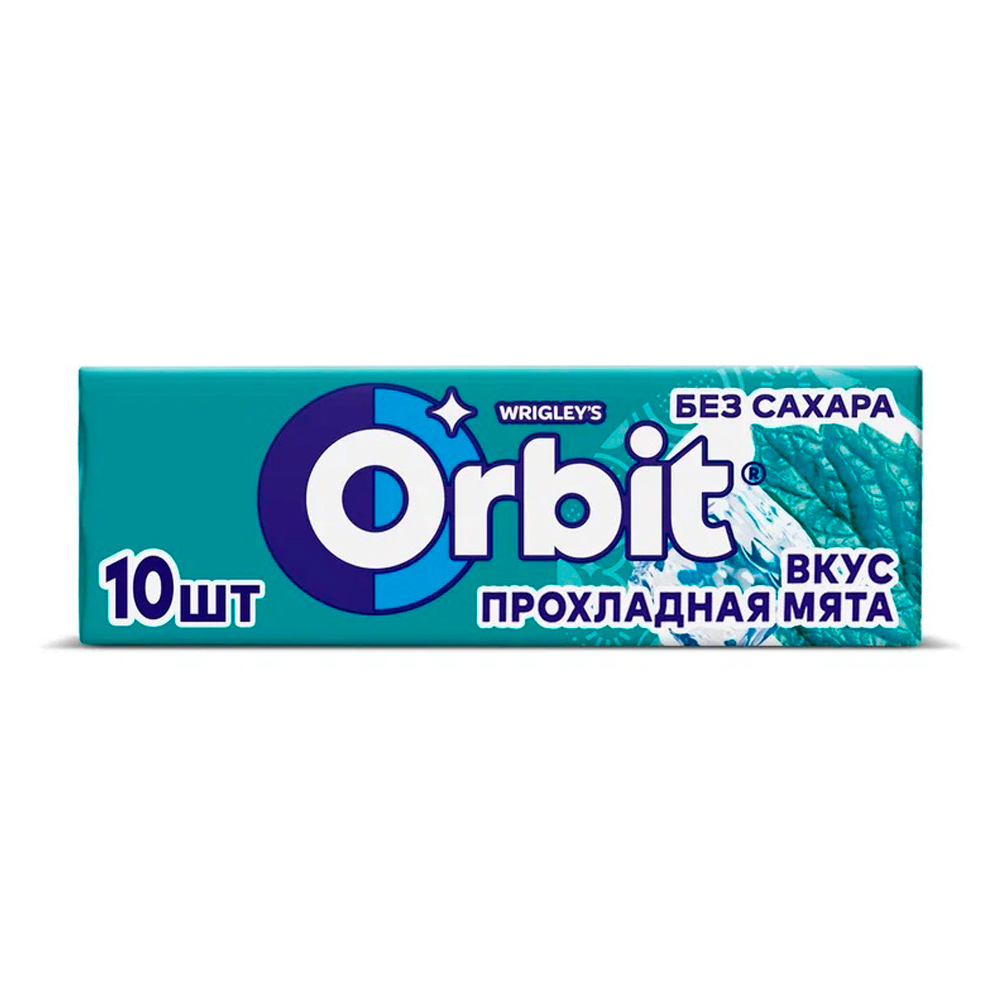 Жевательная резинка "Прохладная мята", Orbit, 13,6 г - купить через ...