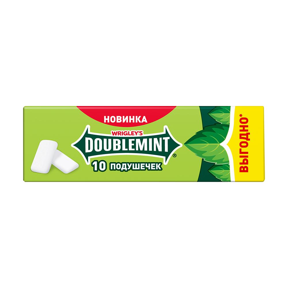 Жевательная резинка, Wrigley's Doublemint, мята, 13,6 г - купить в ...