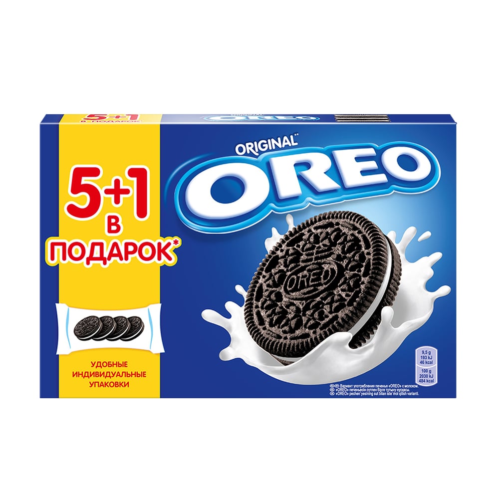 Печенье с какао и начинкой, Oreo, 228 г, в ассортименте - купить в  интернет-магазине Fix Price в г. Москва