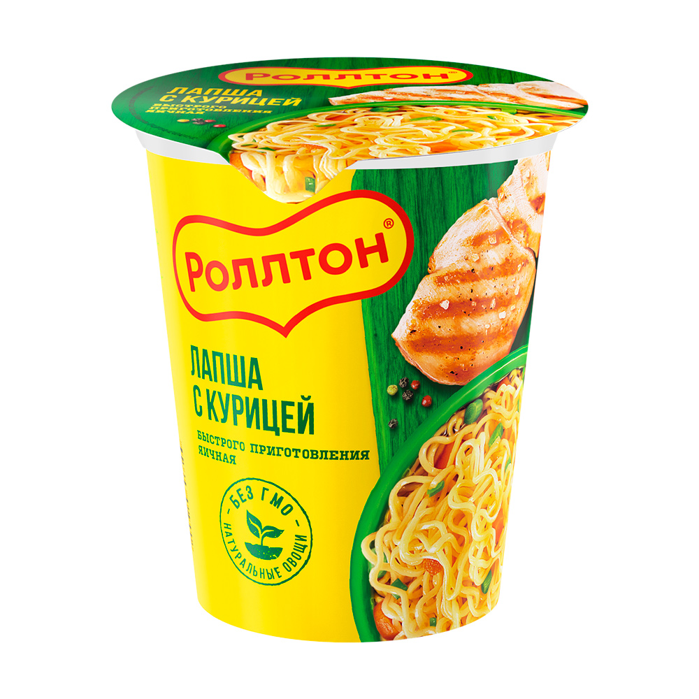 Лапша с курицей "Горячая порция", Роллтон, 70 г - купить в интернет ...