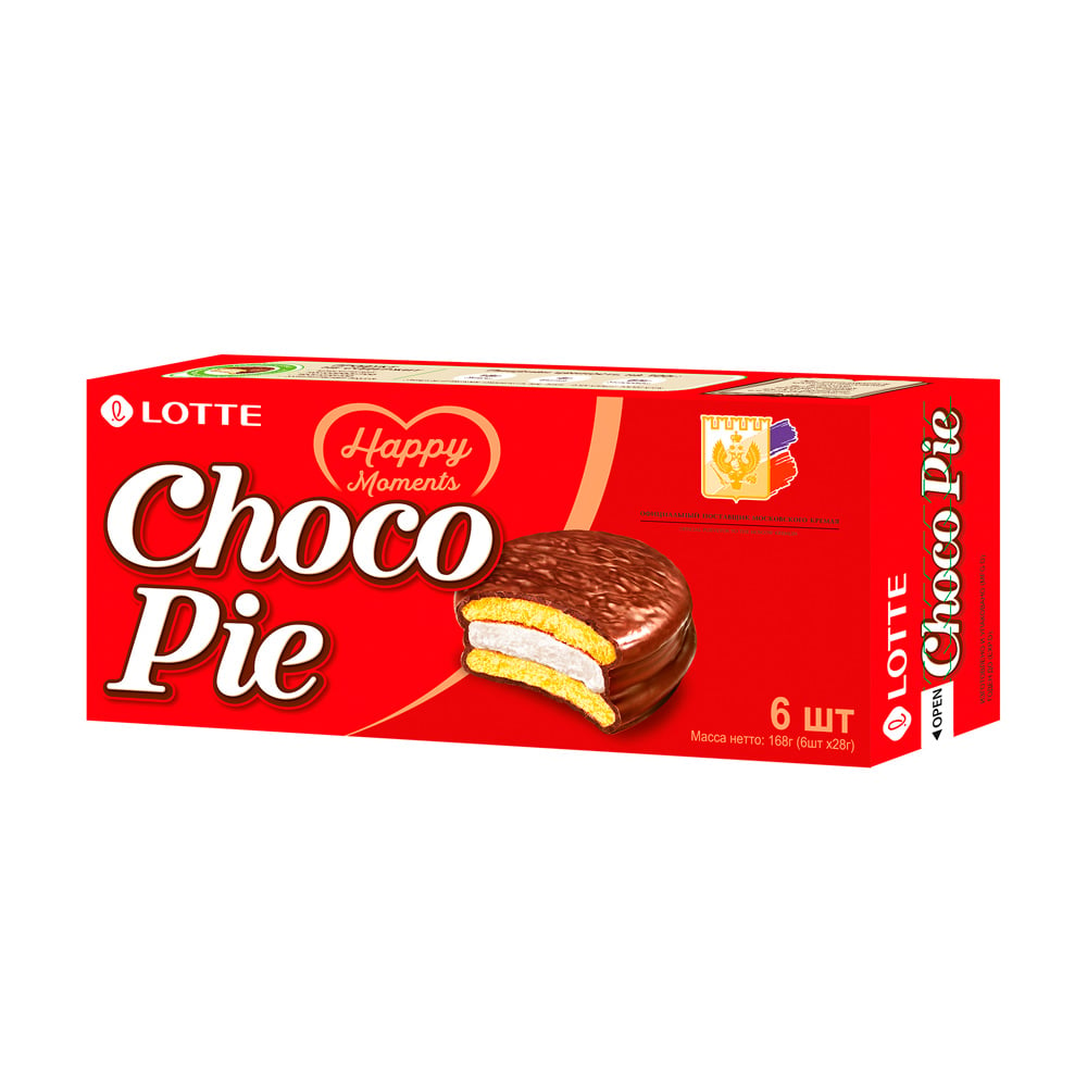 Печенье прослоенное глазированное, Choco Pie, 168 г - купить в  интернет-магазине Fix Price в г. Москва по цене 69 ₽