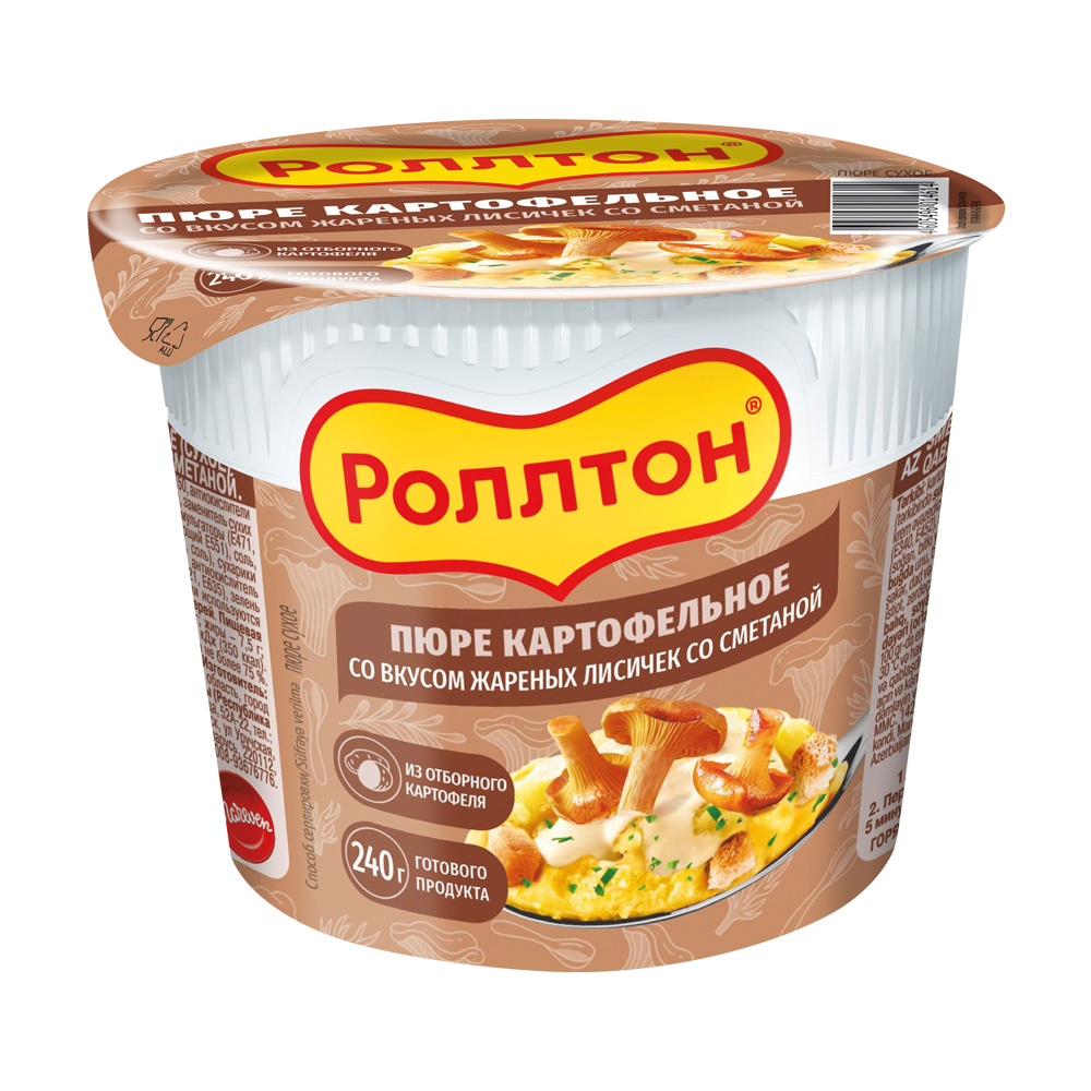 Пюре картофельное, Роллтон, 40 г, в ассортименте - купить через ...