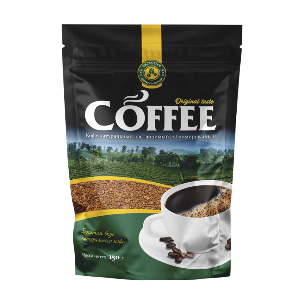 Кофе растворимый сублимированный, Coffee, 150 г - купить в интернет ...